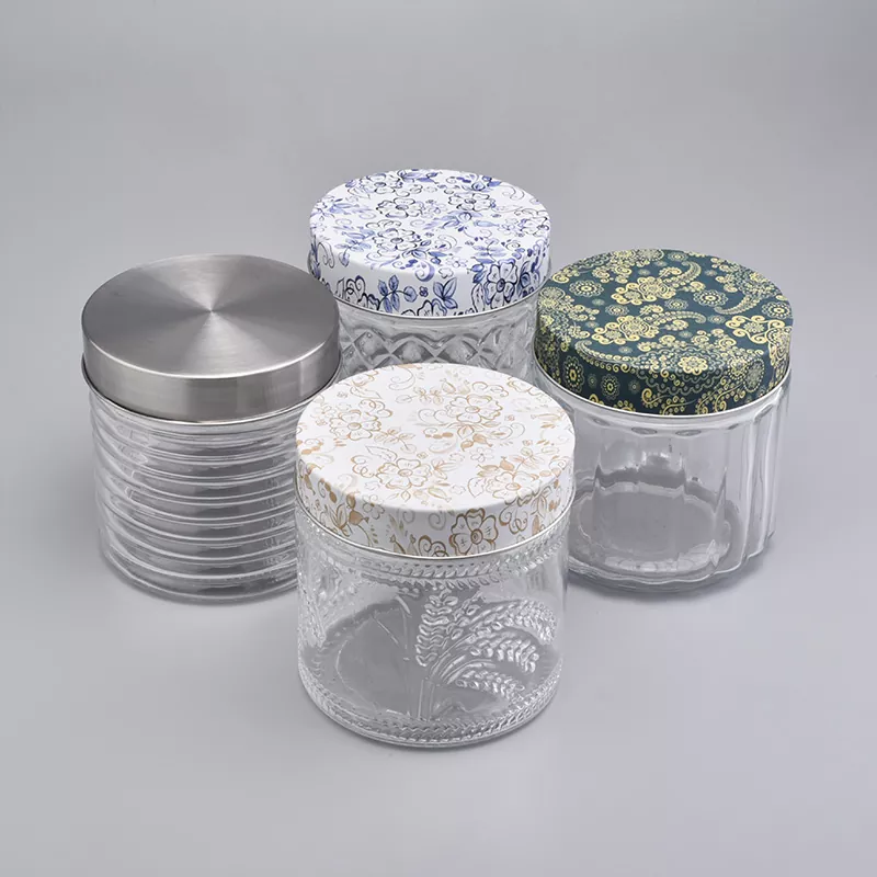 Személyre szabott nyomtatott ón gyertya edény fedél