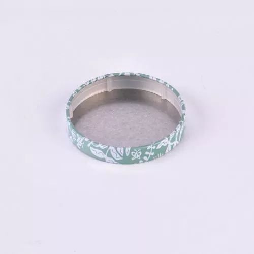 Személyre szabott nyomtatott ón gyertya edény fedél