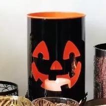 Halloween fém gyertyatartó