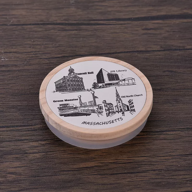 Személyre szabott minta nyomtatása fa fedél